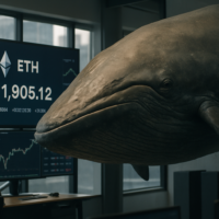 Крупный кит продолжает накапливать эфир на Coinbase Prime